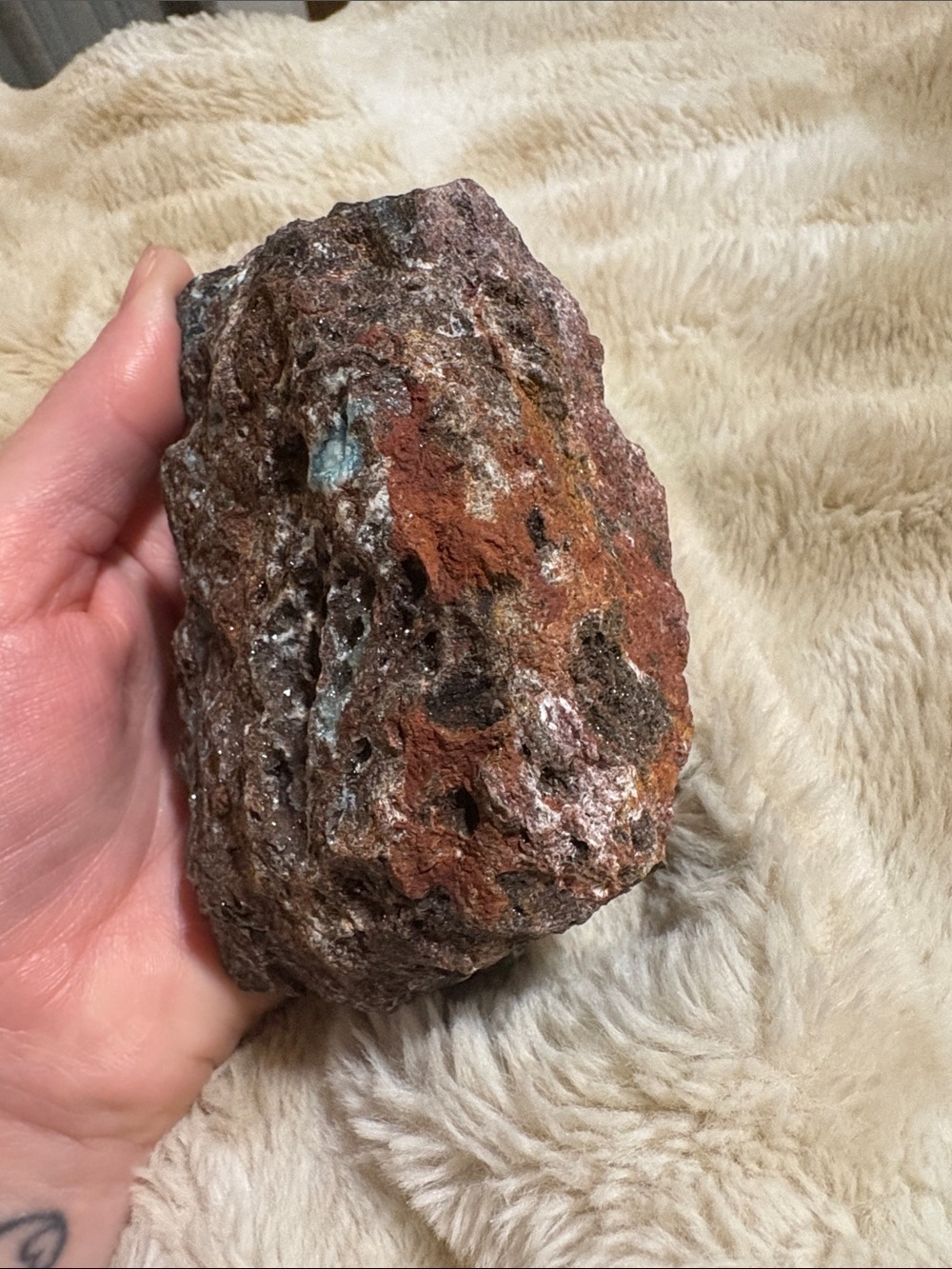 Blue Botryoidal Smithsonite Specimen - Picture 8 of 8